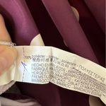 ZARA  Purple Polkadot Puff Sleeve Square Neck Taffeta Blouse Size Medium Photo 7