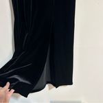 Vintage Onyx Nite Velvet Black Sweetheart Babydoll Tank Maxi Dress Dark Romantic Photo 2