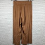 Mate the Label  Brown Thermal‎ Knit Organic Cotton Wide Leg Pants Photo 6