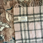 Edinburgh 100% Lamb’s Wool Scotland Pink/Gray Plaid Fringe Scarf See Pics Pink Photo 2