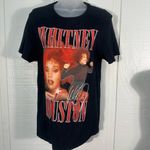Whitney Houston Vintage Black Short Sleeve Tshirt Size Small EUC Photo 2