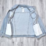 Style & Co Light Blue Denim Jacket L Photo 3