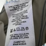 Loft women's paperbag shorts blue white striped, size XS preppy nautical beach Photo 3