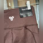 Aritzia TNA Trace Biker shorts 7” high rise waisted workout cocoa brown mocha Photo 3