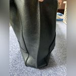 Botkier 100% Pebbled Leather Large Tote Handbag with Zipper Accents Snap Pocket Photo 5