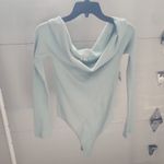 Free People  Autumn Cozy Off The Shoulder Bodysuit Size M Photo 4