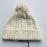 Barefoot Dreams Cozychic Cable Beanie with Pom Pom Cream NEW Photo 1