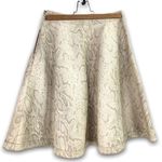Diane Von Furstenberg  - Luanne Snake-Print Leather Skirt, Ivory - 2 Photo 0