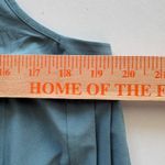 Athleta  Women's Teal Black Pleated Tank Top Size L Athleisure Workout Activewear Photo 6