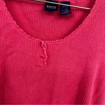 American Vintage Vintage Y2K Pink Cropped Cottagecore Tank Top Size Large Early 2000s Photo 3