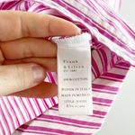 Frank & Eileen Joedy Long Sleeve Button Down Striped Cotton Shirt Pink XS Photo 7