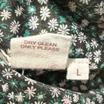 Alix of Bohemia Annabel Moonflower Green Floral Bell Sleeve Shirt Sz Large $420 Size M Photo 10