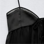 ZARA NWT COMBINATION SATIN SEMI SHEER CAMISOLE Photo 4