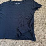 Aeropostale Women's Black T-Shirt  t shirt women xs black OG Tee Perfect Crew Photo 2