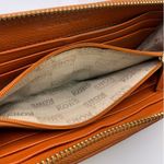 Michael Kors Burnt Orange Zip Around Wallet Photo 4