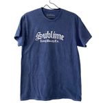 Sublime Blue Graphic T Shirt Cotton Short Sleeves Tee Women’s Small NEW Punk Photo 0