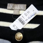 J.Crew NWT Emilie Sweater Lady Jacket in Black Ivory Stripe Knit Cardigan XS Photo 2