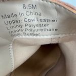 Gibson Latimer  slingback snakeskin cow leather block heel ankle boots tan black Photo 6