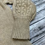 A New Day A.N.D.  Women's Cable Knit Sweater Dress XS Extra Small Tan Brown Cozy Photo 5