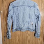 Boom Boom Jeans Jean Jacket Sz M distressed patches Photo 1