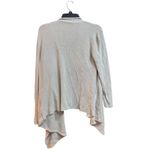 Eileen Fisher EILEEN FISHER SEA SALT RIBBED WOOL ANGLE FRONT CARDIGAN SIZE L Photo 1