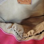 Patricia Nash VIENNA SATCHEL Burnt Coral Leather Tote Shoulder Bag Photo 11