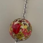 Vera Bradley NWT  Have a Ball Keychain, “Make Me Blush” Photo 1