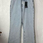 Nasty Gal | Don’t Slit On The Fence Wide Leg Light Blue NWT Size 6 Photo 3