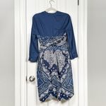 Holding Horses Anthropologie Sz S Blue Bandana Dress Western Cowgirl Rockabilly Photo 6