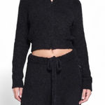 SKIMS ✨ Cozy Knit Zip-Hoodie Up in Onyx Size Large Photo 0