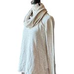 Free People BEACH Cotton Cocoon Cowl Pullover Oak Bark long sleeve knit XS/S Photo 3