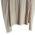 Nation Ltd Dalila Victorian Crewneck Ruffled Slub Cotton Tee Antique Cream L Photo 4