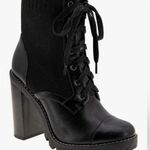 BCBGeneration BCBG Pilas Ankle Heel Booties in Black Size 6.5 Photo 0