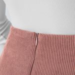 Halara High Waisted Invisible Zipper 2-in-1 A Line Mini Corduroy Casual Skirt Photo 3