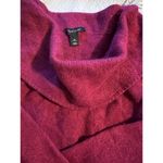 White House | Black Market DARK FUCHSIA PINK SHAWL COLLAR SWEATER SZ M Wool Blend Photo 5