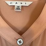 CAbi By Anthropologie Top Cabichai Tea Sheer 970 Cap Sleeve Blouse Medium Photo 9