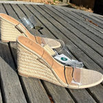 A New Day Nwt  Womens Ansel Double Band Open Toe Wedge Heels size 9 Photo 0