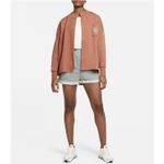 Nike  Blush Orange Cardigan Button Snap Sweater Athleisure Varsity Academia - 1X Photo 1