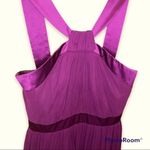 Maggy London Fuchsia Silk Halter Dress Size 4 Photo 2