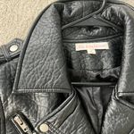 Black Leather Jacket Size M Photo 2