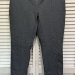 Hilary Radley  Gray Skinny Pants Size M Mid Rise Elastic Waist  Pull On‎ Pockets Photo 0