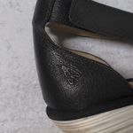 Fly London Yake Leather Wedge Sandals in Black– Size 41 (US 10-10.5) – EUC Photo 8