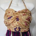 Anthropologie  Deletta Boho Silk Sleeveless Blouse Top Photo 1