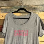Lane Bryant  Gray Breast Cancer Tee Size‎ 10/12 Photo 2