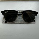 Ray-Ban Unisex Polarized RB3716 Clubmaster Metal Photo 7