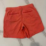 Sonoma Chino Flat Front Shorts Womens Size 8 Light Orange Summer Casual Vacation Photo 3