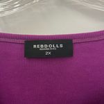 Rebdolls purple long sleeve crop top Photo 2