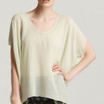 Helmut Lang  Silk Oversize Top Blouse Photo 0