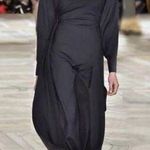 Jacquemus Le Souk La Robe Madhia Long Sleeve Dress in Navy Photo 0