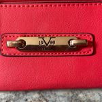 19V69 Italia Vibrant Milano Red Wristlet Clutch Photo 1